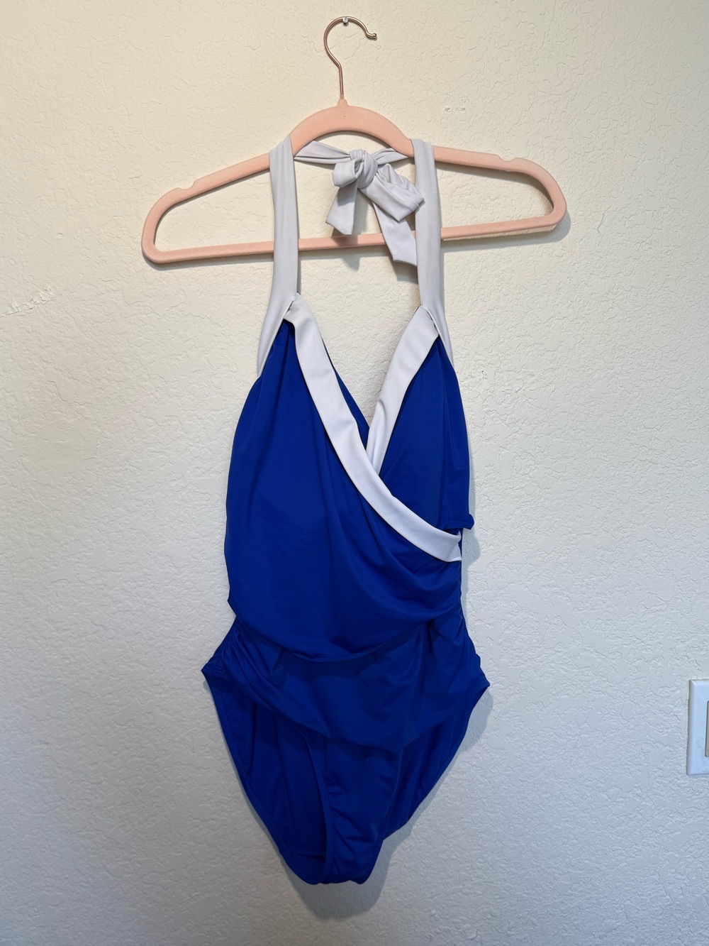 Ralph Lauren Royal Blue One Piece Swimsuit Size 14